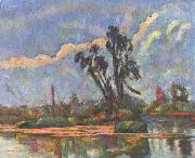 Paul Cezanne Ufer der Oise Sweden oil painting artist